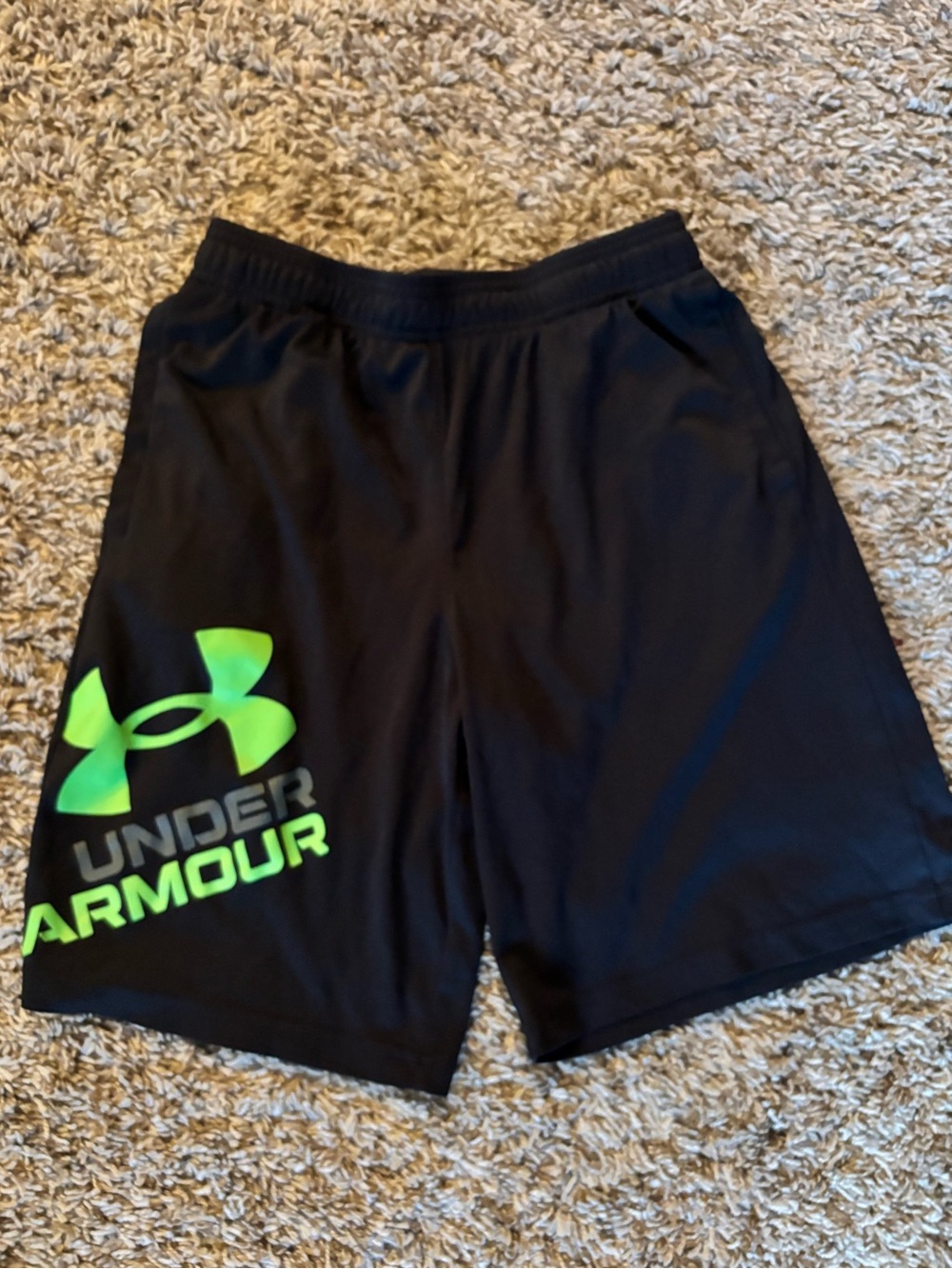 Under Armour Boys Shorts Black
